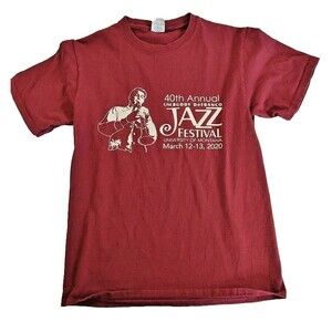University of Montana 40th Annual Jazz Fest 2020 Short Sleeve T-Shirt Size Small
